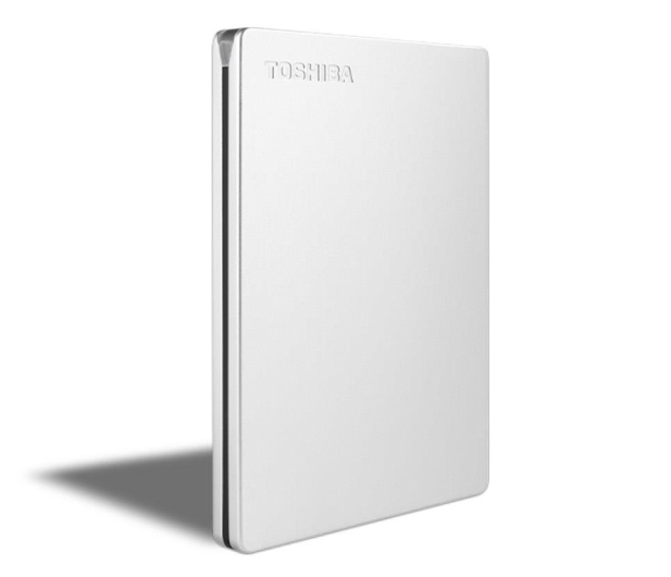 TOSHIBA Canvio Slim 2TB, USB 3.0, silver - 620502 - zdjęcie 2